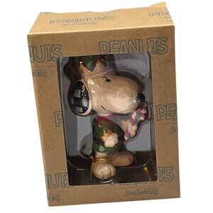 2025 Jim Shore Peanuts Snoopy Elf Mini Figurine IOB 6017239